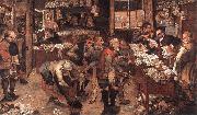 BRUEGHEL, Pieter the Younger Village Lawyer fg china oil painting reproduction